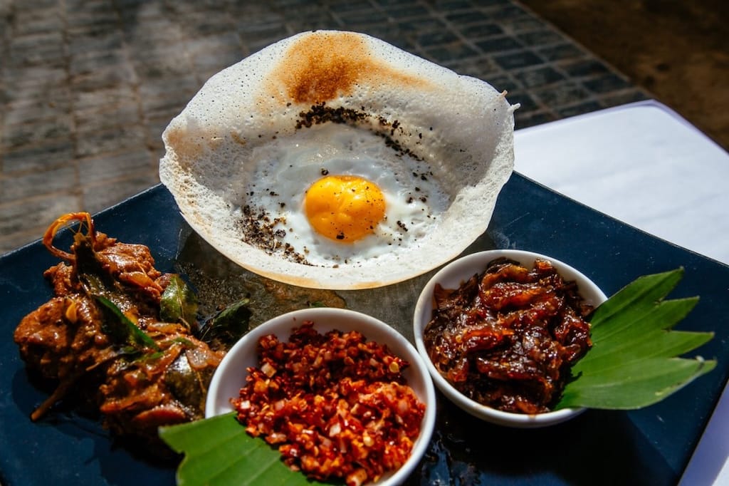 Hoppers: A crispy-edged Breakfast Crepe
